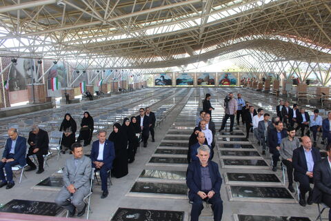 مراسم غبار رویی از گلزار شهدا