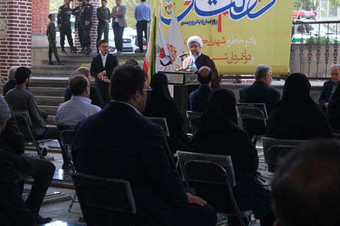 مراسم غبار رویی از گلزار شهدا