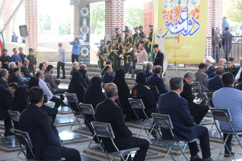 مراسم غبار رویی از گلزار شهدا