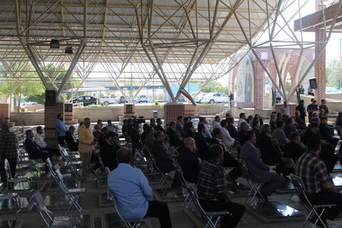 مراسم غبار رویی از گلزار شهدا