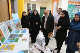 نمایشگاه آثار هنری توان‌جویان بهزیستی در مرکز شماره ۱ کانون بوشهر افتتاح شد