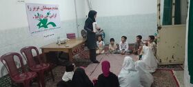 ارائه خدمات با حضور مربی کانون خمین در ویژه برنامه هفته دولت  