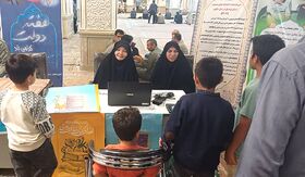 میز خدمت کانون استان اردبیل در مصلی امام خمینی(ره) برپا شد