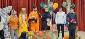 نمایش «خروس زری، پیرهن‌پری» در کانون گلستان روی صحنه رفت