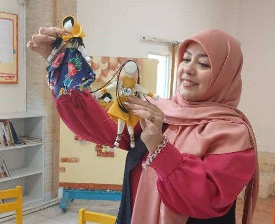 گردآفرید و زال در کارگاه عروسکسازی مرکز ۳۸ تهران