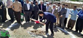 کلنگ احداث مرکز تخصصی پرورش فکری کودکان و نوجوانان در سنته به زمین خورد
