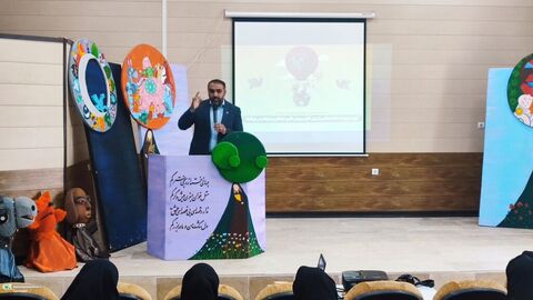 آیین شروع خدمات فرهنگی و تربیتی کانون پرورش فکری کودکان و نوجوانان در چم‌گلک