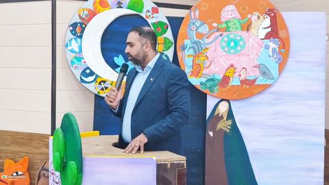 آیین شروع خدمات فرهنگی و تربیتی کانون پرورش فکری کودکان و نوجوانان در چم‌گلک