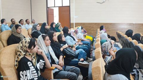 آیین شروع خدمات فرهنگی و تربیتی کانون پرورش فکری کودکان و نوجوانان در چم‌گلک