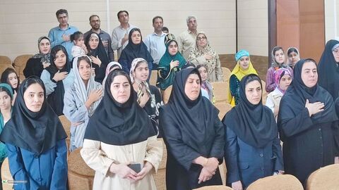 آیین شروع خدمات فرهنگی و تربیتی کانون پرورش فکری کودکان و نوجوانان در چم‌گلک