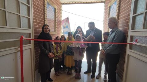 آیین شروع خدمات فرهنگی و تربیتی کانون پرورش فکری کودکان و نوجوانان در چم‌گلک