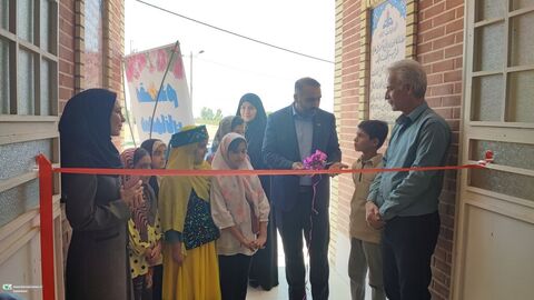 آیین شروع خدمات فرهنگی و تربیتی کانون پرورش فکری کودکان و نوجوانان در چم‌گلک