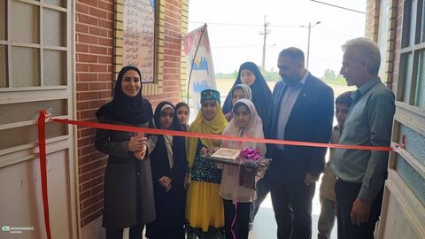 آیین شروع خدمات فرهنگی و تربیتی کانون پرورش فکری کودکان و نوجوانان در چم‌گلک