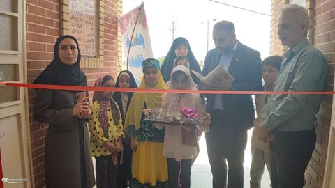 آیین شروع خدمات فرهنگی و تربیتی کانون پرورش فکری کودکان و نوجوانان در چم‌گلک