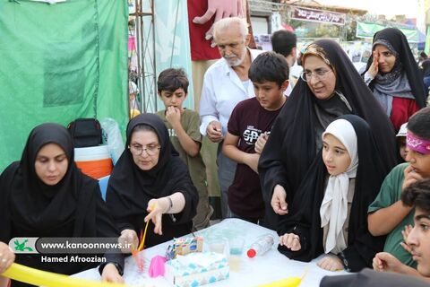غرفه کانون پرورش فکری مازندران در جشن بزرگ امامت و ولایت حضرت مهدی عج