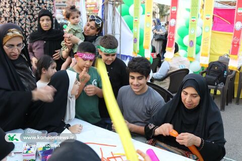 غرفه کانون پرورش فکری مازندران در جشن بزرگ امامت و ولایت حضرت مهدی عج