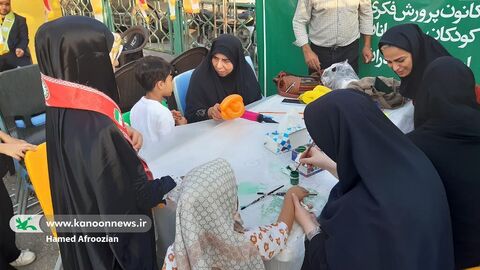غرفه کانون پرورش فکری مازندران در جشن بزرگ امامت و ولایت حضرت مهدی عج
