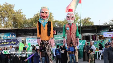 غرفه کانون پرورش فکری مازندران در جشن بزرگ امامت و ولایت حضرت مهدی عج