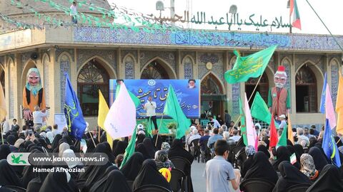 غرفه کانون پرورش فکری مازندران در جشن بزرگ امامت و ولایت حضرت مهدی عج