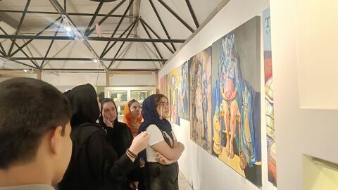 چهارمین اردوی کوله‌پشتی هنر در کرج