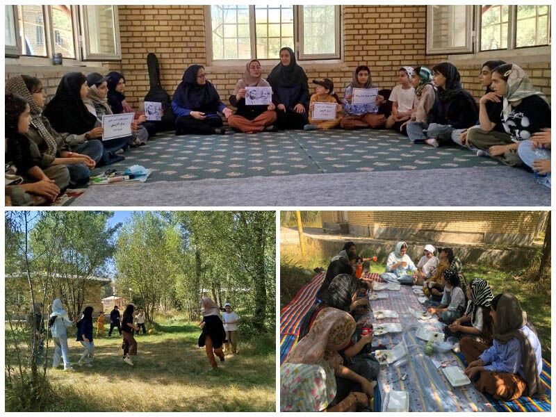 اردوی فرهنگی تفریحی اعضای دختر مرکز شماره چهار کانون اردبیل در نیر برگزار شد