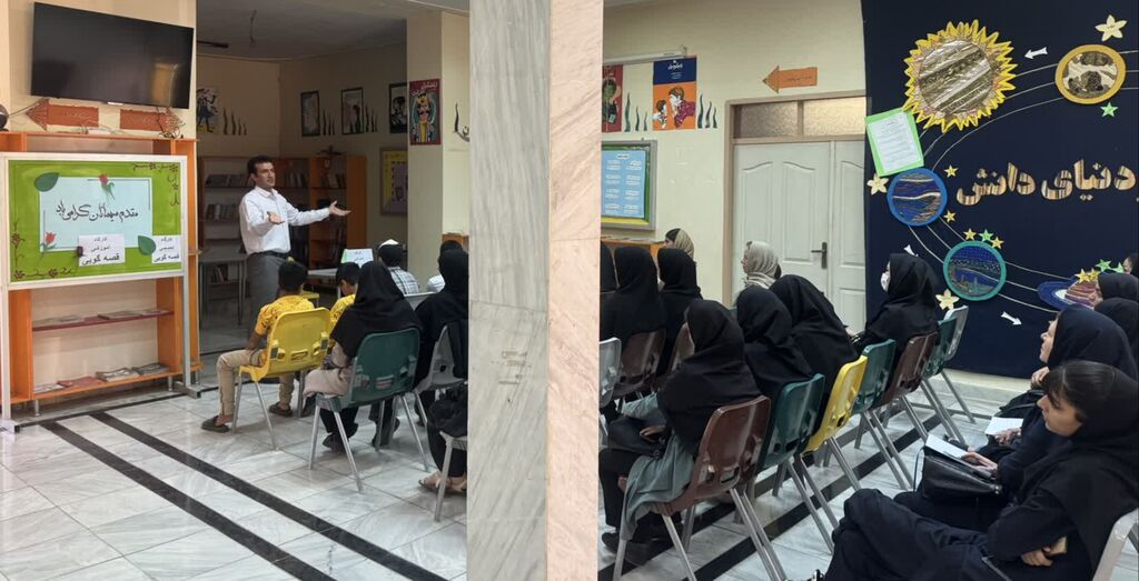 برگزاری کارگاه قصهگویی برای مراکز شماره ۲ و۳ اسلامآباد غرب