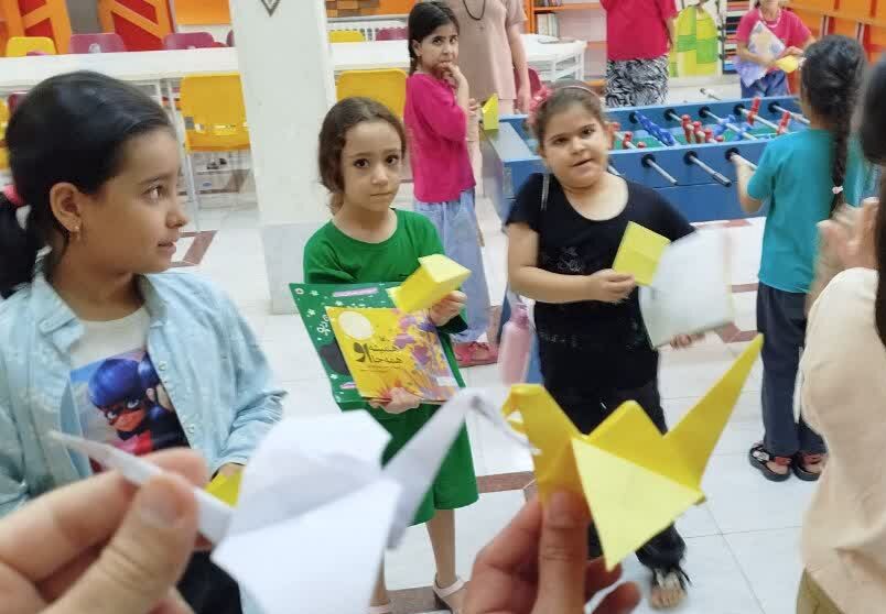 کارگاه‌های خلاقیت‌پرور اوریگامی در مرکز صحنه شماره ۲ برگزار شد