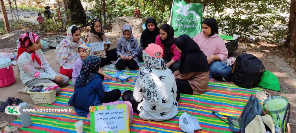 هفته وحدت در دل طبیعت؛ اردوی اعضای دختر کانون رامیان در انجیرچشمه