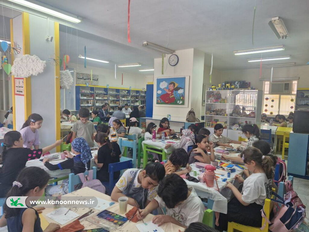 گشایش نمایشگاه آثار تابستانه اعضای کانون پرورش فکری در سراسر استان بوشهر