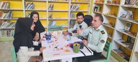 پلیس میهمان اعضای کانون شهر نراق