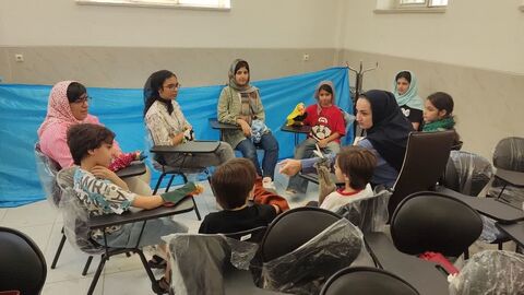 گزارش تصویری کارگاه آموزش خیمه‌ی شب‌بازی در کانون استان اصفهان