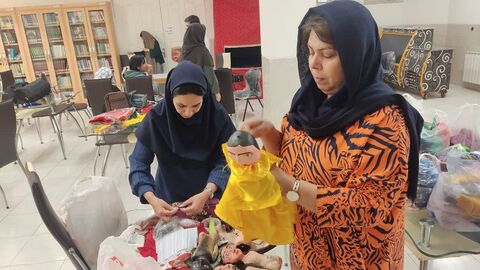 گزارش تصویری کارگاه آموزش خیمه‌ی شب‌بازی در کانون استان اصفهان