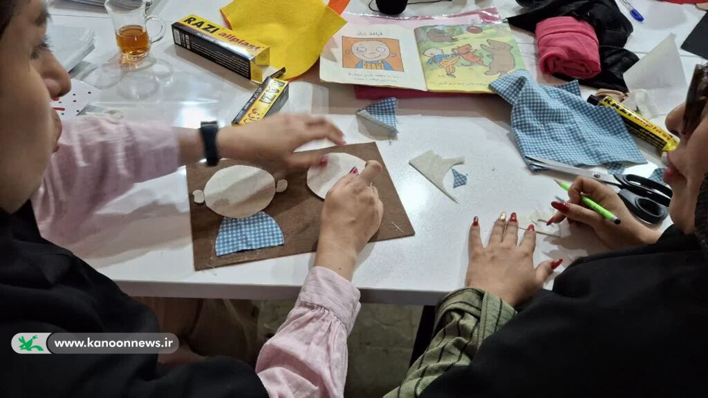 تمرین خلاقیت و مهارت در کارگاه کتابهای حسیـلمسی ویژه معلمان