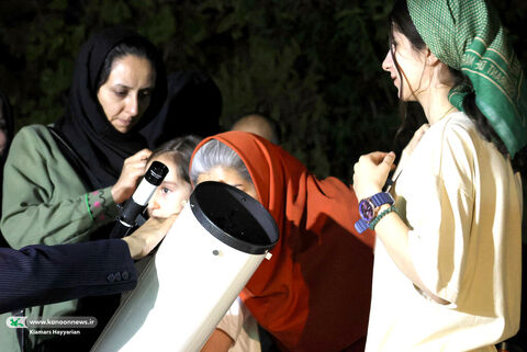 رصد ماه گرفتگی در کانون چهارمحال و بختیاری