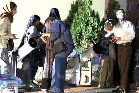 رصد ماه گرفتگی در کانون چهارمحال و بختیاری