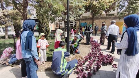 «یک روز با طبیعت» در بوستان قائم با اعضای مرکز فرهنگی شماره 4 مشهد