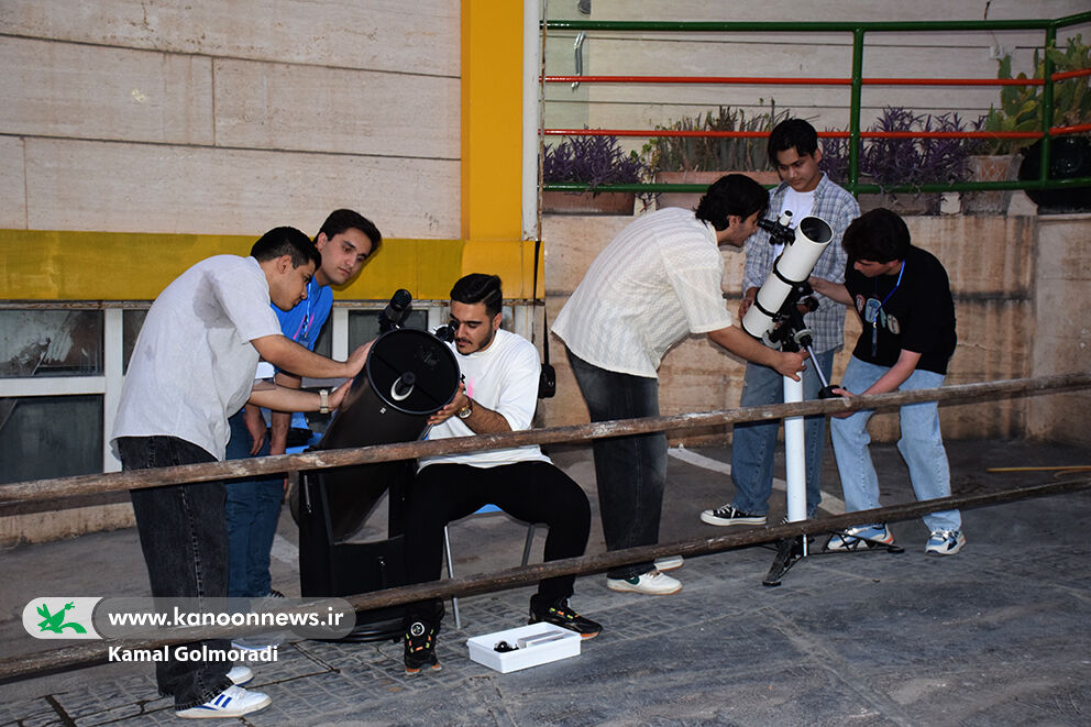 درخشش ماه خونین در کانون لرستان؛ رصدی به یادماندنی در خرمآباد