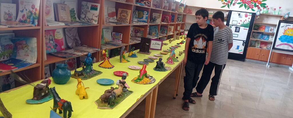 برپایی نمایشگاه آثار تابستانه اعضای کانون پرورش فکری یاسوج