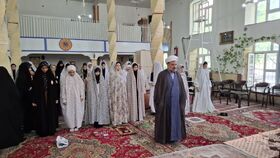 نماز جماعت کانون یاران در مسجد حضرت رقیه (س) شهرستان ماکو
