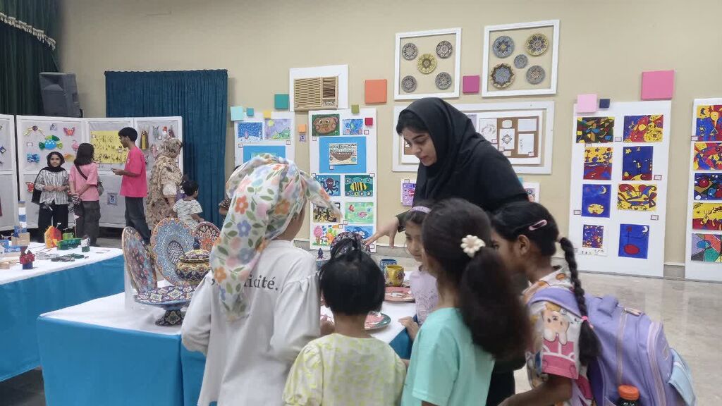 برگزاری کارگاه نقاشی خلاق در نمایشگاه ماهی پرنده