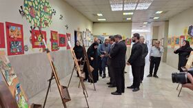 بازدید مسئولان استان کرمانشاه از نمایشگاه سرزمین مادری کانون
