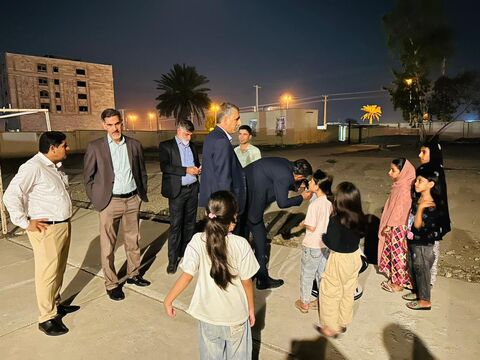 پویش ملی ماه در آغوش سایه ها در مجتمع آفرینش بندرعباس