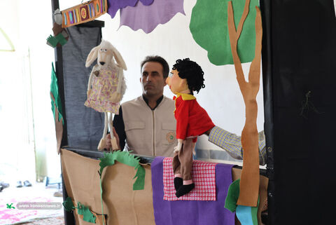 اجرای تئاتر کوچک سیار در روستاهای چهارمحال و بختیاری