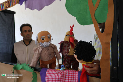 اجرای تئاتر کوچک سیار در روستاهای چهارمحال و بختیاری