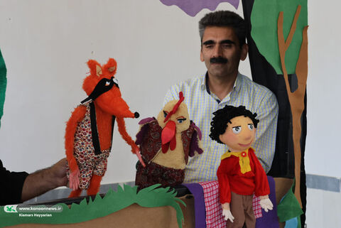 اجرای تئاتر کوچک سیار در روستاهای چهارمحال و بختیاری