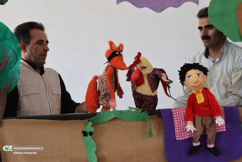 اجرای تئاتر کوچک سیار در روستاهای چهارمحال و بختیاری