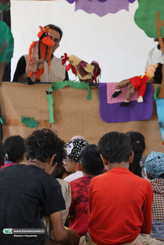 اجرای تئاتر کوچک سیار در روستاهای چهارمحال و بختیاری