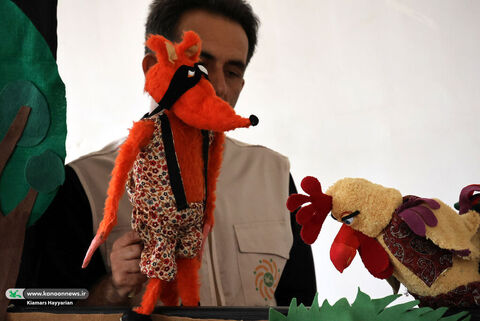 اجرای تئاتر کوچک سیار در روستاهای چهارمحال و بختیاری