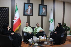 دیدار مدیرکل کانون استان با معاونت فرهنگی و اجتماعی فرماندهی انتظامی استان آذربایجان شرقی