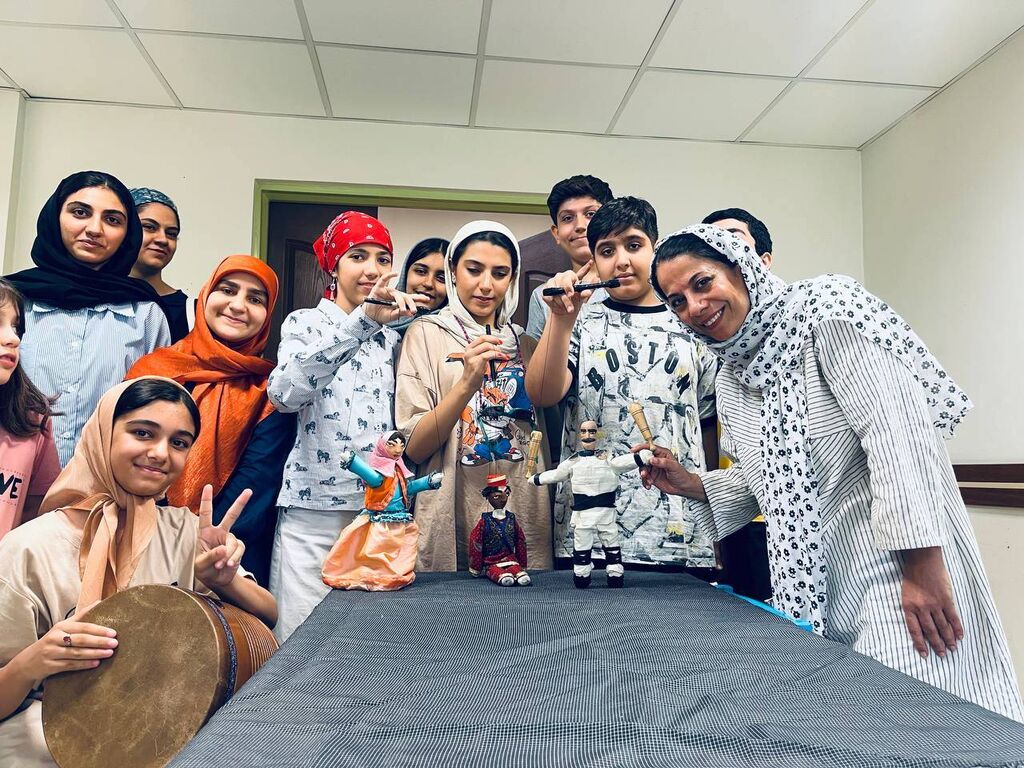 برگزاری کارگاه خیمه شب بازی در مرکز ۳۱ استان تهران